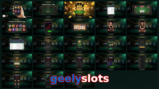 Main screen of Geelyslots bet page for PK players