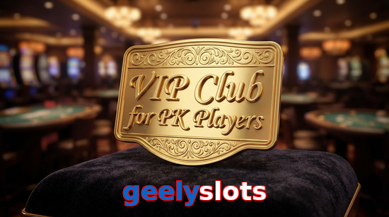 Main screen of Geelyslots vip page for PK players